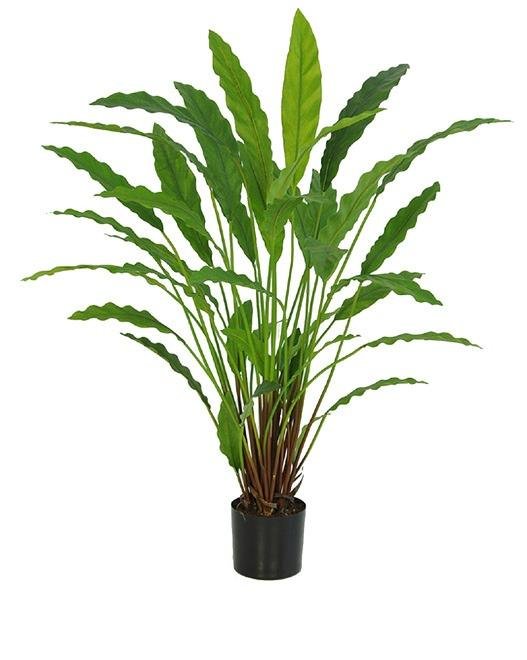 strelitzia-artificiel-en-pot-feuillage-dense Strelitzia Artificiel en Pot ignifugé M1 - Flowersmile