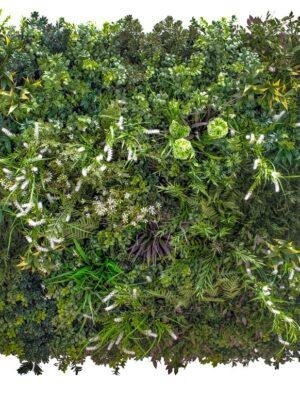 Mur Végétal Artificiel Panaché ignifugé M1 - Flowersmile