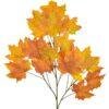 branche-d-erable-artificielle-automne-orange Branche d'Érable Artificielle automne orange ignifugée M1 - Flowersmile