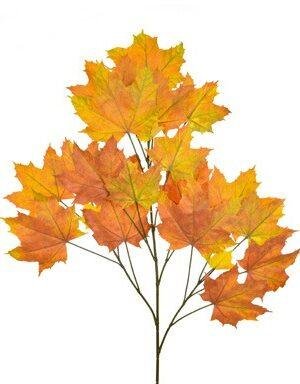 branche-d-erable-artificielle-automne-orange Branche d'Érable Artificielle automne orange ignifugée M1 - Flowersmile