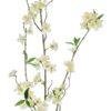 Branche de Pommier en Fleurs Artificielle crème ignifugée M1 - vue 2 - Flowersmile