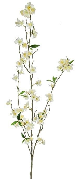 Branche de Pommier en Fleurs Artificielle crème ignifugée M1 - vue 2 - Flowersmile